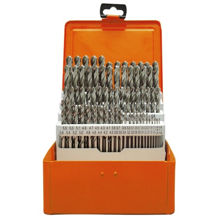 Coffret de forets hélicoïdaux PROJAHN HSS-G DIN 338 Type N TURBO 50 pièces