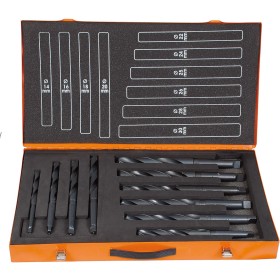 PROJAHN Spiralbohrer-Magazin mit Morsekegel HSS DIN 345 Typ N 10-tlg