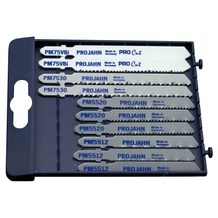 Lames de scie sauteuse PROJAHN pour divers matériaux 10 pièces MétalPRO