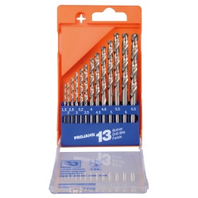 Set di punte elicoidali PROJAHN HSS-G DIN 338 Tipo N BASIC 13 pezzi