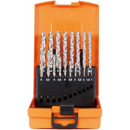 PROJAHN Spiralbohrer-Kassette HSS-G DIN 338 HSS-G DIN 338 Typ N 19-tlg. 19-tlg