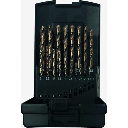 PROJAHN Kunststoffkassette HSS-Co 19tlg, 1-10/0,5mm BASIC