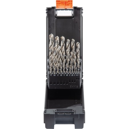 Coffret de forets hélicoïdaux PROJAHN HSS-G DIN 338 Type N TURBO 25 pièces