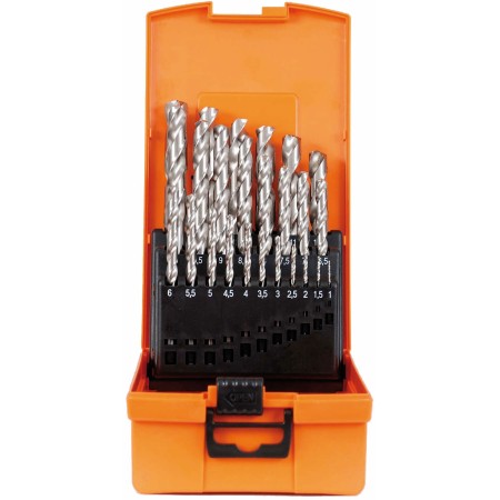 Coffret de forets hélicoïdaux PROJAHN HSS-G DIN 338 Type N ECO 25 pièces