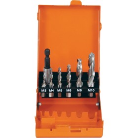 PROJAHN Kombi-Gewindebohrer Bit-Satz 1/4" 6-kant Schaft 7-tlg