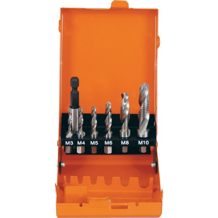 Ensemble de forets et embouts combinés PROJAHN avec queue hexagonale 1/4" 7 pièces