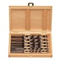 Ensemble de forets hélicoïdaux en bois PROJAHN S, 6 pièces, longueur de 320 mm