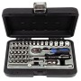 PROJAHN Industrie-Steckschlüsselkoffer metrisch 6-kant 6,3 / 1/4" 40-tlg