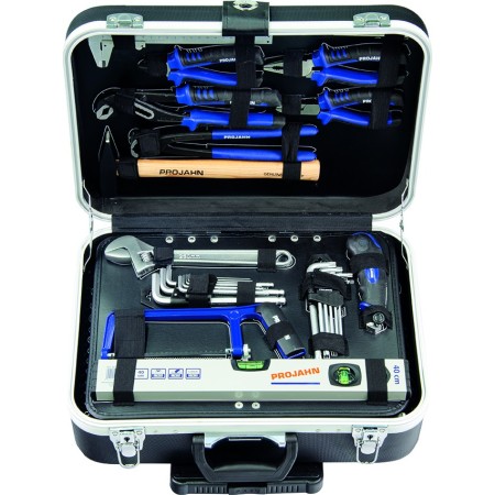 Chariot à outils universel métrique 6 pans PROJAHN proficraft 6,3 / 1/4" + 12,5 / 1/2" 130 pièces