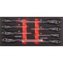 PROJAHN PROForm Einlagesystem Phillips-, Schlitz- und TORX®-Schraubendreher 8-tlg