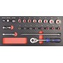 PROJAHN PROForm Einlagesystem 3/8" Steckschlüssel Satz 23-tlg