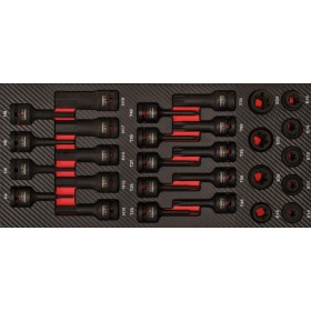 PROJAHN PROForm Einlagesystem 1/2" Schlagnuss-Set 28-tlg