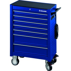 PROJAHN Projahn Bestückter Werkstattwagen UNIVERSE mit 7 Schubfächern und 67-tlg. Bestückung Blau