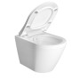 VitrA Aquacare Integra WC-Set mit Bidetfunktion, spülrandlos, inkl. Sitz - Detailansicht