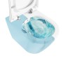 VitrA Aquacare Integra WC-Set mit Bidetfunktion, spülrandlos, inkl. Sitz - technische Ansicht