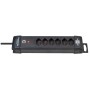 Brennenstuhl Premium-Line Steckdosenleiste 6-fach schwarz 3m H05VV-F 3G1,5 *CH*