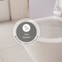 VitrA Aquacare Integra WC-Set mit Bidetfunktion, spülrandlos, inkl. Sitz - Detailansicht