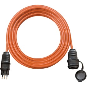 Brennenstuhl Verlängerungskabel (Kunststoff-Kabel), T12 Stecker, T13 Kupplung, Kabel 5m 3G1,5 orange *CH*