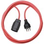 Brennenstuhl Prolunga in plastica, spina T12, presa T13, cavo 5m H05VV-F 3G1,5 rosso *CH*