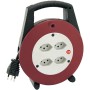 Brennenstuhl Kabelbox VL-XL Vario Line, 4-fach schwarz/bordeaux/lichtgrau, 20m H05VV-F 3G1,0 *CH*