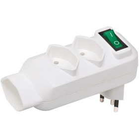 Brennenstuhl Abzweigstecker 2+1-fach mit Schalter, 350° drehbar *CH*