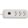 Brennenstuhl cleverLINE 3er-Steckdosenleiste (1,5m Kabel, ohne Schalter, für den Innenbereich) weiss