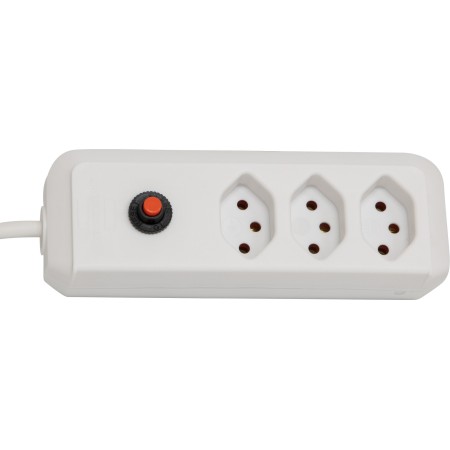Brennenstuhl cleverLINE 3er-Steckdosenleiste (1,5m Kabel, ohne Schalter, für den Innenbereich) weiss