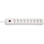 Brennenstuhl cleverLINE 9er-Steckdosenleiste (2m Kabel, ohne Schalter, für den Innenbereich) weiss