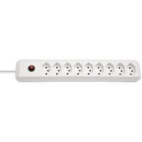 Brennenstuhl cleverLINE 9er-Steckdosenleiste (2m Kabel, ohne Schalter, für den Innenbereich) weiss