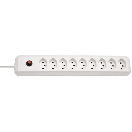 Brennenstuhl cleverLINE 9er-Steckdosenleiste (2m Kabel, ohne Schalter, für den Innenbereich) weiss