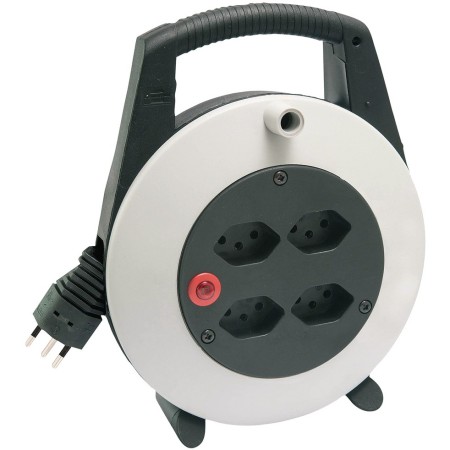 Brennenstuhl Vario Line Kabelbox 4-fach Schwarz/Lichtgrau/Schwarz 10m H05VV-F 3G1,5 *CH*