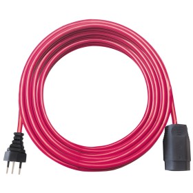 Brennenstuhl Kunststoff Verlängerungskabel, T12 Stecker, T13 Kupplung, Kabel 25m H05VV-F 3G1,5 rot *CH*