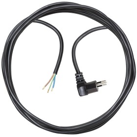 Brennenstuhl Qualitäts-Kunststoff-Anschlusskabel mit Winkelstecker (Anschlusskabel für innen mit 3m