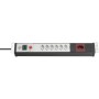 Brennenstuhl Premium-Line 19" Steckdosenleiste 7-fach für Schaltschränke, 3m H05VV-F 3G1,5 *CH*