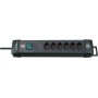 Brennenstuhl Premium-Line Steckdosenleiste 6-fach schwarz 5m H05VV-F 3G1,0 *CH*