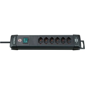 Brennenstuhl Premium-Line Steckdosenleiste 6-fach schwarz 5m H05VV-F 3G1,0 *CH*