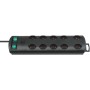 Brennenstuhl Striscia di prese Primera-Line 10 prese nero 2m H05VV-F 3G1,0 5 prese commutabili *CH*