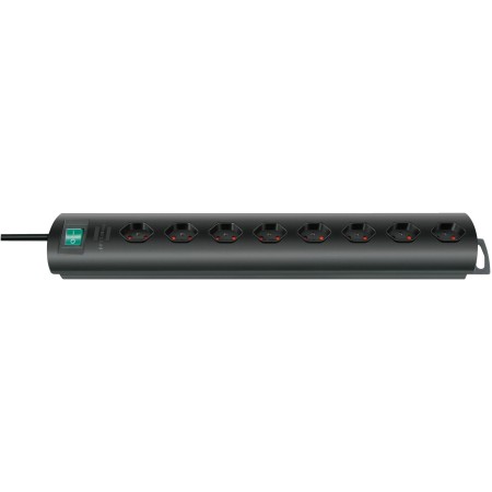 Brennenstuhl Ciabatta Primera-Line 8 prese nero 2m H05VV-F 3G1,0 *CH*