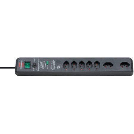 Brennenstuhl Striscia multipresa di protezione contro le sovratensioni Secure-Tec 19.500A Acustica 7