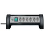 Brennenstuhl Premium-Office-Line Steckdosenleiste 6-fach schwarz/lichtgrau 3m H05VV-F 3G1,5 *CH*