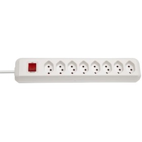 Brennenstuhl cleverLINE 8-fach Steckdosenleiste (2m Kabel, mit Schalter) weiss