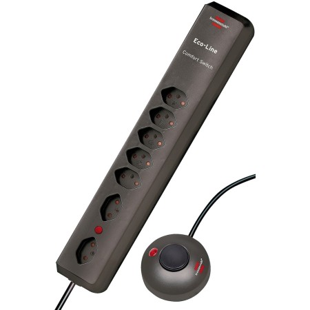 Brennenstuhl Eco-Line Comfort Switch Steckdosenleiste 6-fach