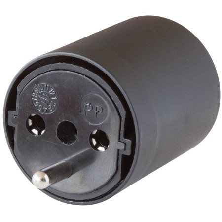 Brennenstuhl Fix-Adapter DE auf CH schwarz 230V 3-polig T23