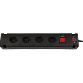 Brennenstuhl Bremounta Steckdosenleiste 4fach schwarz 3m H05VV-F, 3G1,0 mit Schalter *CH*