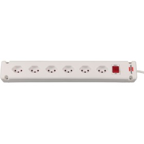 Brennenstuhl Bremounta Steckdosenleiste 6-fach weiss 3m H05VV-F, 3G1,0 mit Schalter *CH*