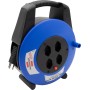 Brennenstuhl Vario Line Kabelbox 4-fach / Mini-Kabeltrommel (Indoor-Kabeltrommel für Haushalt