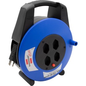 Brennenstuhl Vario Line Kabelbox 4-fach / Mini-Kabeltrommel (Indoor-Kabeltrommel für Haushalt