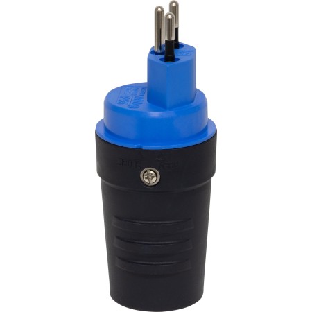 Brennenstuhl Stecker T13, 230V/10A, blau/schwarz, IP55