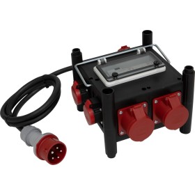 Brennenstuhl Kompakter Stromverteiler BSV 3/32 SI, 1x CEE 400/32A, 2x CEE 400V/16A, 2x T23 (IP55) *CH*