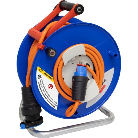 Brennenstuhl Garant G 320 Gerätekabelrolle, 60m 3G1,5 orange, CH Stecksystem IP55